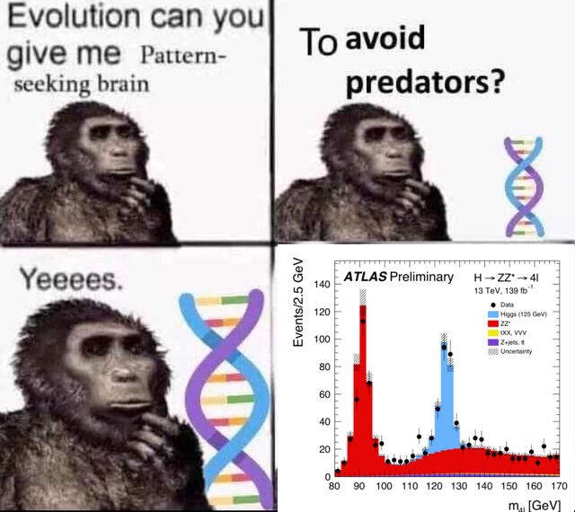 Pattern-seeking brain meme