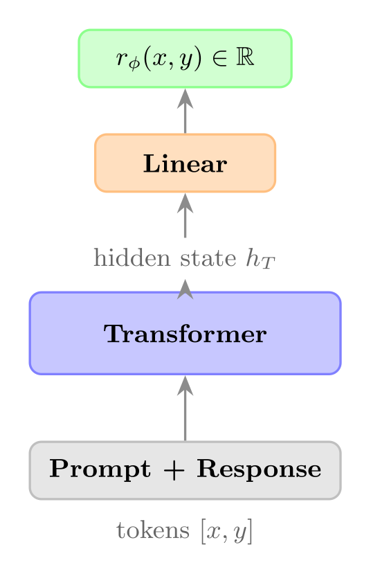 Reward model architecture